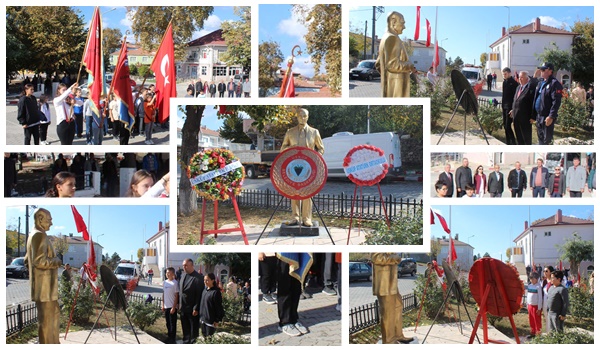 Cumhuriyet Bayramı çelenk töreni yapıldı…