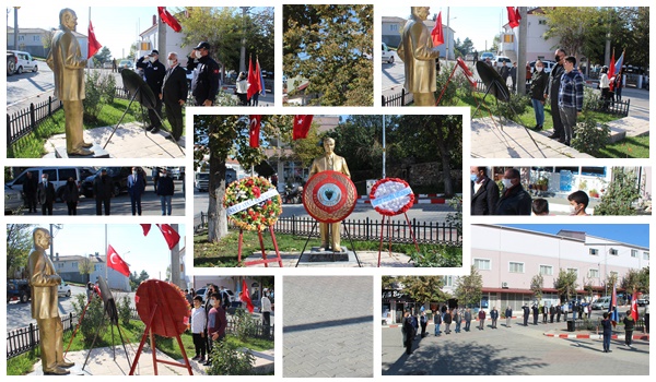 Cumhuriyet Bayramı çelenk töreni yapıldı…