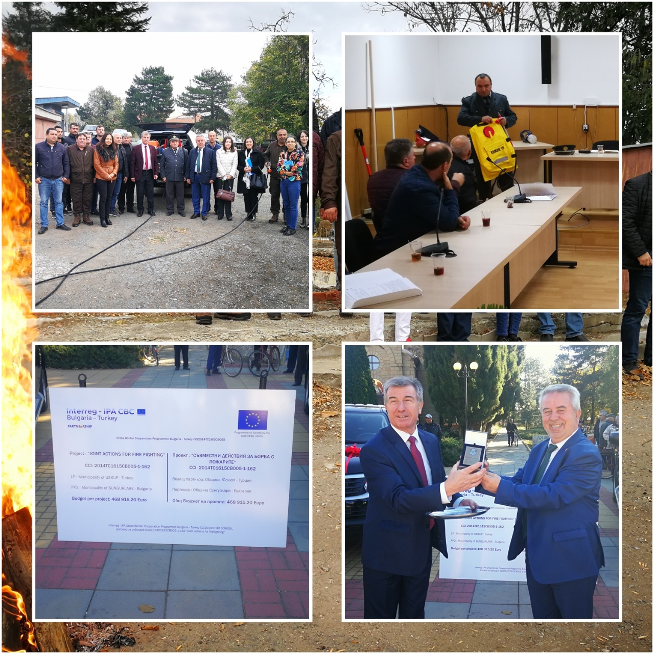 Yangınlara Karşı Ortak Mücadele Projemiz kapsamında Bulgaristan'da eğitim semineri yapıldı…