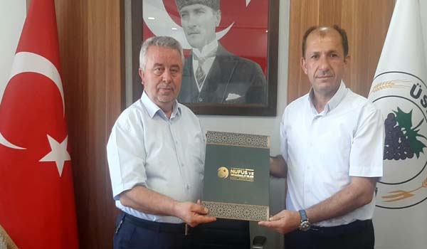 Merkez İlçe Nüfus Müdürü Kenan Atay’dan başkanımıza ziyaret…