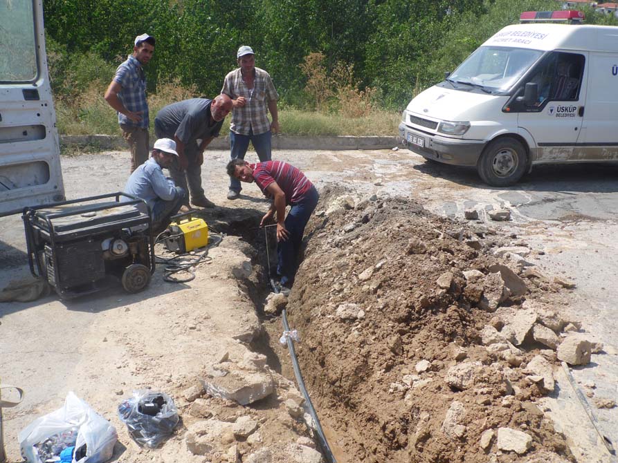 İçme suyu projemizde son aşamaya gelindi…