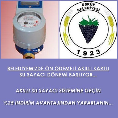 Belediyemiz Akıllı Su Sayacı uygulamasına geçiyor…