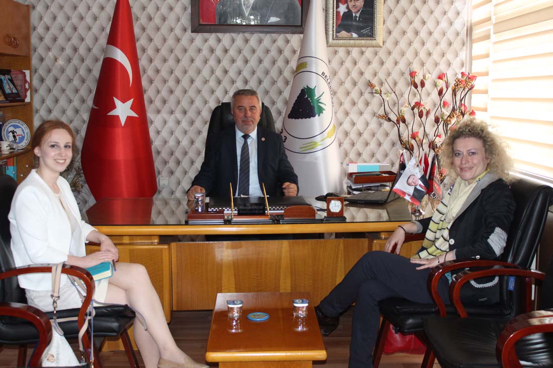 Evi Charitidou’ dan Belediye Başkanımıza ziyaret…