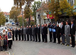 73. Ölüm yıl dönümünde Üsküp Atamızı Saygıyla Andı