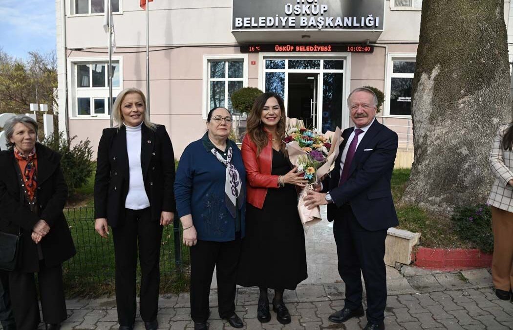 Tekirdağ Büyükşehir Belediye Başkanı Sayın Dr. Candan YÜCEER’ i beldemizde ağırladık…