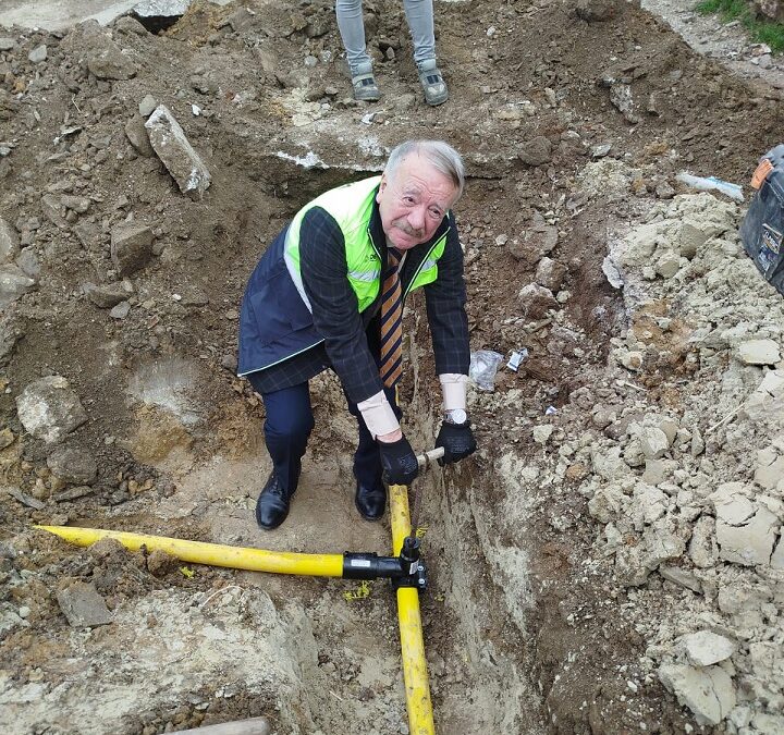 Son etap doğalgaz çalışmalarında sona yaklaşılıyor…