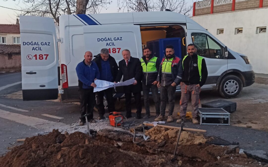 Beldemizde doğalgaz çalışmaları tamamlandı…