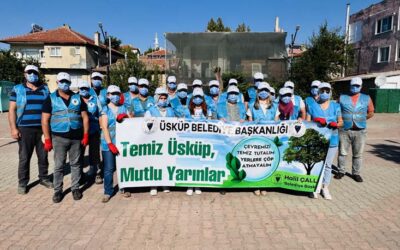 Belediyemiz tarafından “Temiz Üsküp, Mutlu Yarınlar” sloganıyla temizlik kampanyası gerçekleştirildi…