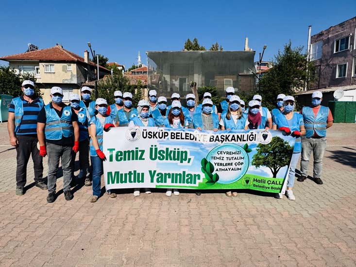 Belediyemiz tarafından “Temiz Üsküp, Mutlu Yarınlar” sloganıyla temizlik kampanyası gerçekleştirildi…
