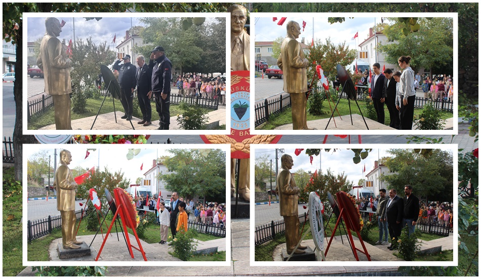 Cumhuriyet Bayramı çelenk töreni yapıldı…