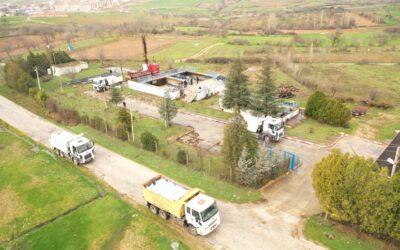 Belediyemiz içme suyu arıtma tesisinde kullanılan “yavaş filtre (silis)” kumları yenilendi…