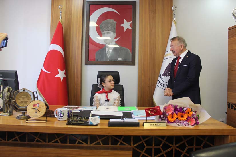 23 Nisan Ulusal Egemenlik ve &Ccedil;ocuk Bayramında, Başkanlık koltuğunu Beyza TANIŞ devir aldı&hellip;