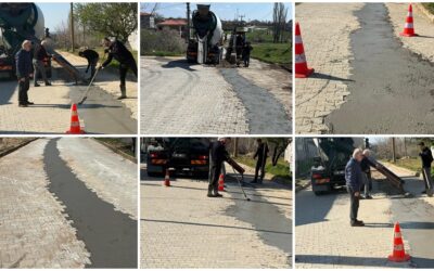 Ekiplerimiz yol onarım çalışmalarına başladı…