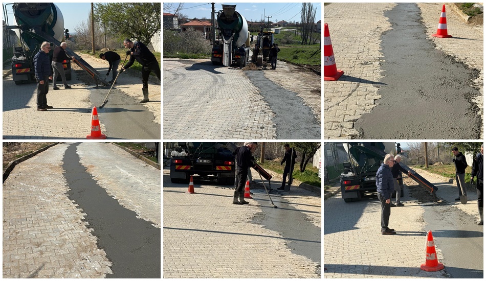 Ekiplerimiz yol onarım çalışmalarına başladı…