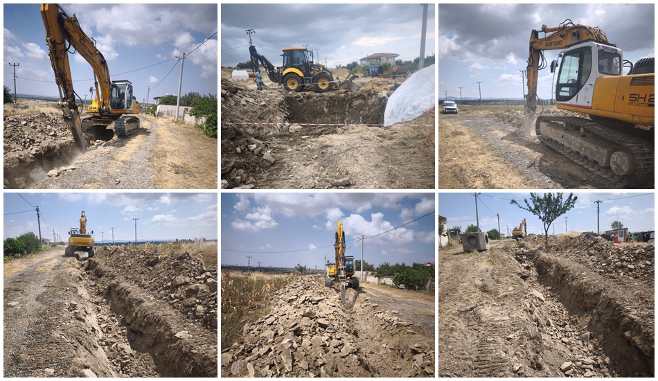 Belediyemiz altyapı &ccedil;alışmalarına devam ediyor&hellip;